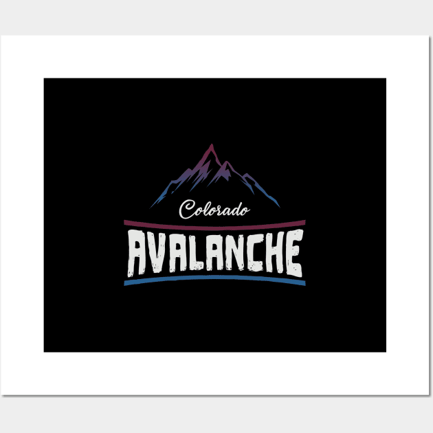 Colorado Avalanche Wall Art by cwijeta